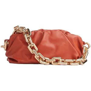 Bottega Veneta Chain Pouch in Maple
